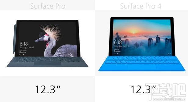 前后两代Surface Pro规格参数对比