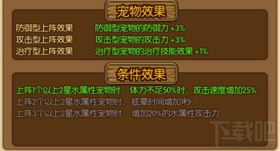 心之城堡手游宠物属性与阵法怎么样？心之城堡手游宠物属性与阵法详解