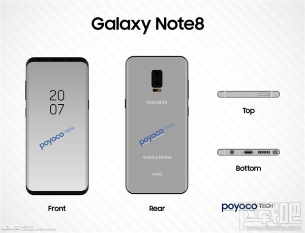 三星Galaxy Note8发布时间确定：8月26日纽约发布