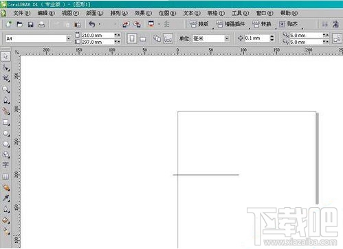 coreldraw怎么画直线？cdr画直线教程