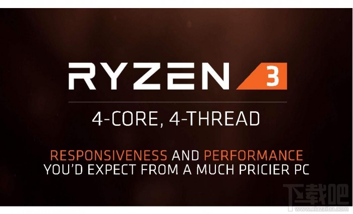 AMD Ryzen 3正式发布：砍掉多线程 自带vr