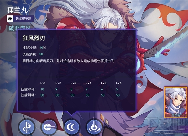 300大作战森兰丸技能介绍 图文告诉你