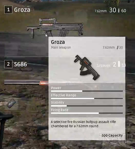 绝地求生大逃杀Groza枪口装什么 绝地求生大逃杀Groza配件