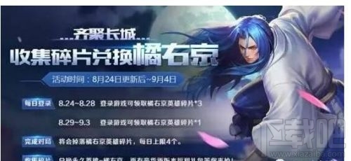 王者荣耀橘右京碎片快速获取攻略