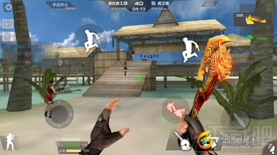 cf手游枪战王者海滩派对刀战怎么玩？