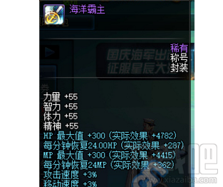dnf2017国庆套海洋霸主称号有什么用？怎么获得？