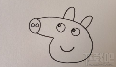 小猪佩奇简笔画教程 你也可以画出小猪佩奇