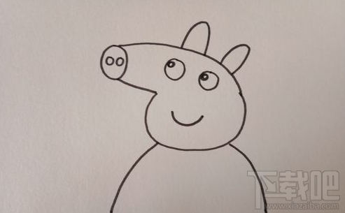 小猪佩奇简笔画教程 你也可以画出小猪佩奇