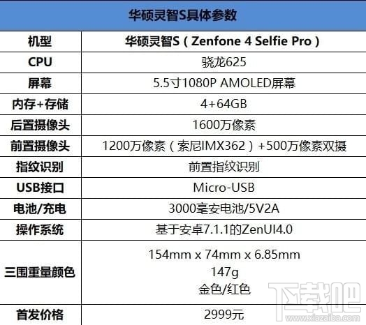 华硕灵智s多少钱？华硕灵智s配置参数介绍