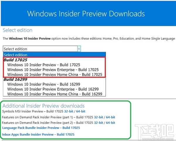 Win10 RS4 ISO镜像下载地址 Win10 Build 17025下载地址