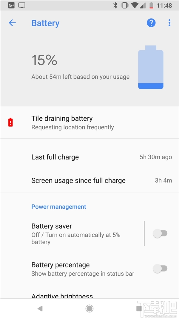 Android 8.1预览版有电池消耗信息吗 Android电池消耗信息详解