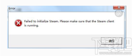 failed to initialize steam是什么意思？