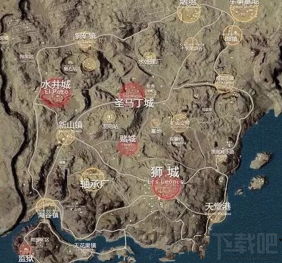 绝地求生沙漠地图资源寻找攻略
