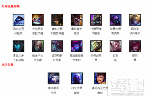 LOL英雄联盟3月2日周免英雄介绍