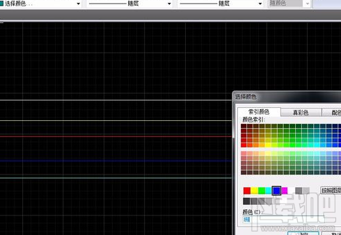 如何使用CAD绘彩色线条？CAD绘彩色线条标记教程