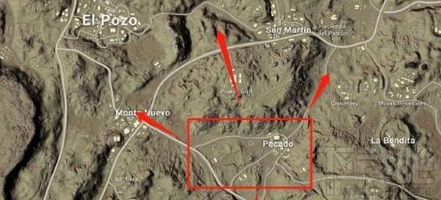 绝地求生吃鸡沙漠地图空投流打法