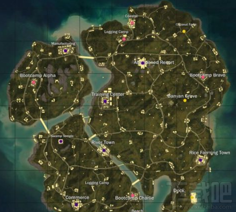 绝地求生4x4地图资源分布在哪里？绝地求生4x4地图介绍