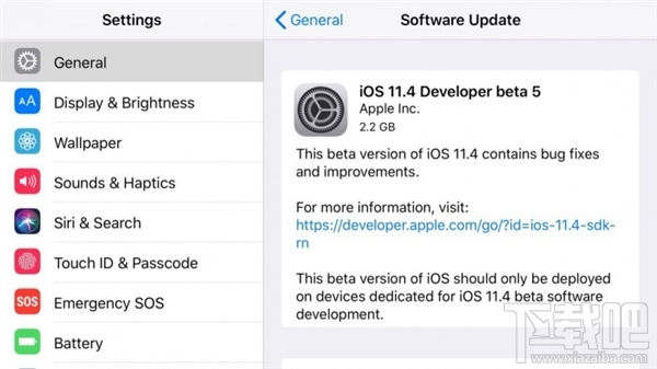 iOS11.4第五个测试版发布：苹果优化Bug