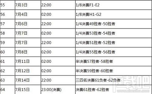 2018世界杯什么时候开始，2018世界杯赛程时间表