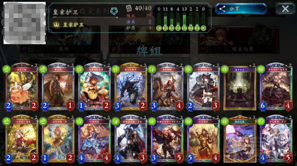 影之诗Lancer皇家卡组推荐攻略