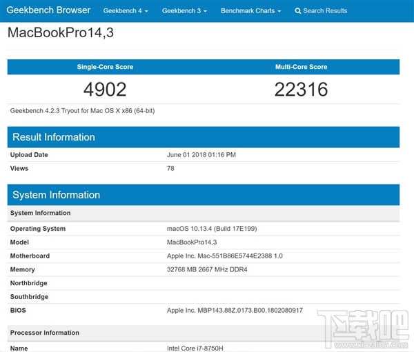 2018MacBook Pro配置怎么样，2018新MacBook Pro跑分是多少