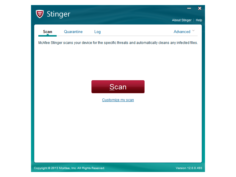 McAfee Stinger x64版12.1.0 官方版