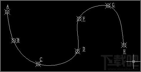 AutoCAD2008怎么绘制样条曲线