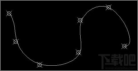 AutoCAD2008怎么绘制样条曲线