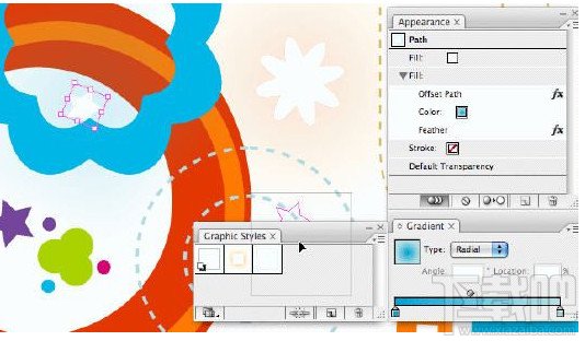 Adobe Illustrator(AI)收缩和膨胀效果的技巧