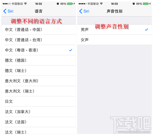 苹果iphone6怎么调节Siri声音的性别和语言