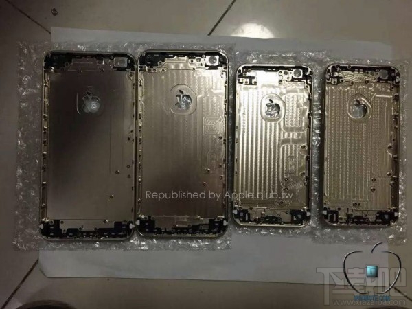 苹果iPhone6s/6s Plus后壳再曝光 金色版苹果更亮