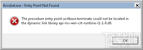 安装Office 2016启动Acrobat时出现“无法找到入口”错误怎么办 Acrobat启动错误“无法找到入口”解决方法