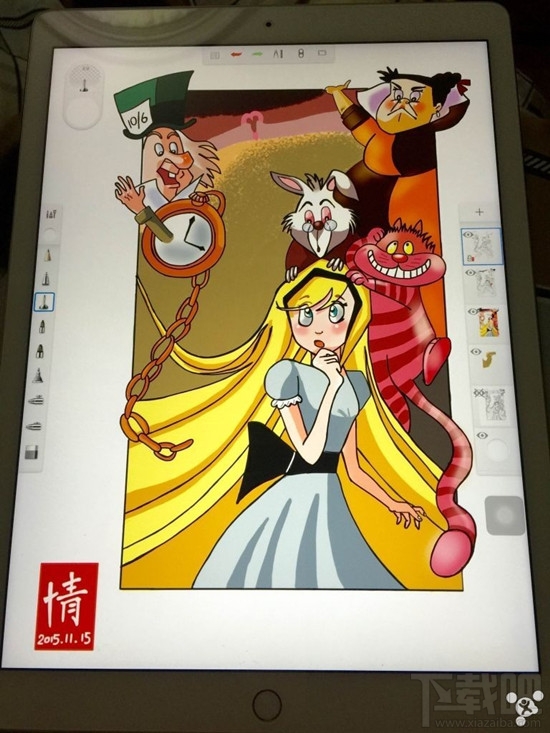 iPad Pro作画效果图赏，Apple Pencil带给你不一般的作画效果