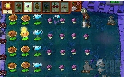 植物大战僵尸通关攻略 关卡2-1