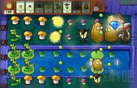 植物大战僵尸通关攻略 关卡4-2