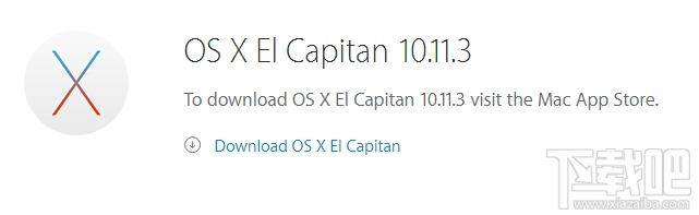 苹果 OS X 10.11.3 正式版发布，包含大量错误修正