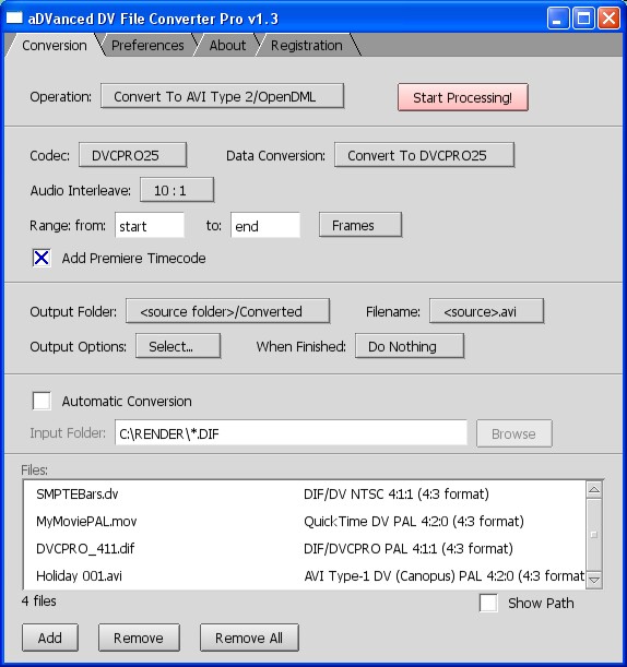 aDVanced DV File Converter Pro1.41 官方版