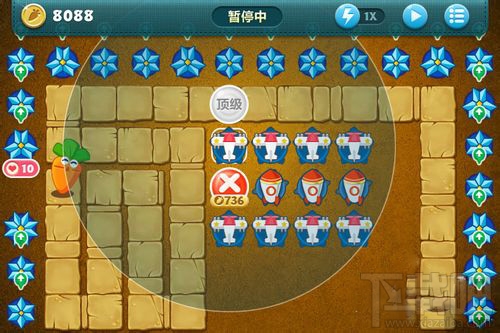 保卫萝卜挑战15金萝卜布阵图文攻略