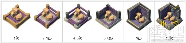 海岛奇兵石材库升级数据介绍