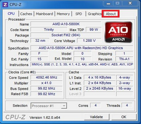 CPU-Z 64位1.8.8.0 中文版