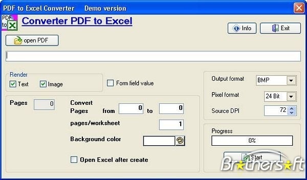 PDF To Excel Converter3.0 免费版