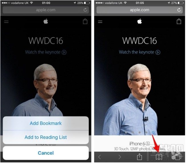 你知道iOS10中Safari新增的快捷方式有哪些吗？