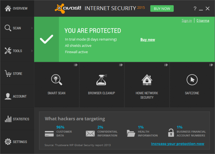 avast! Internet Security2015.10.2.2214