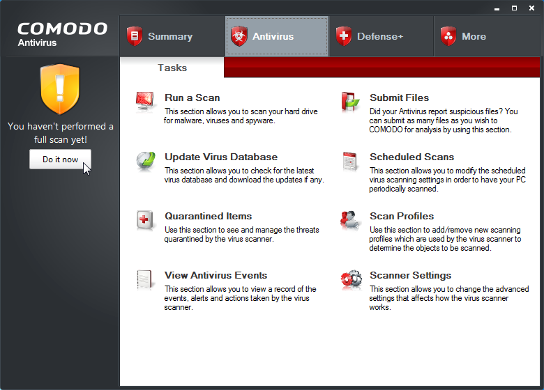 COMODO Antivirus10.0.1.6254 免费版