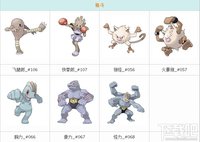 Pokemon Go精灵图鉴口袋妖怪go精灵图鉴大全 下载吧