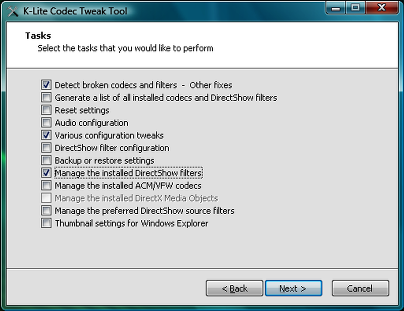 K-Lite Codec Tweak Tool6.2.4 免费版