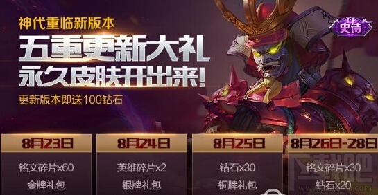 王者荣耀8月23日更新内容 马可波罗特惠礼包限时上架
