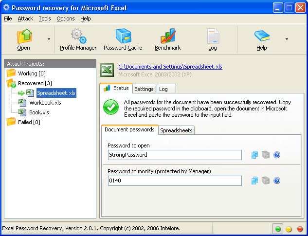 Excel Password Recovery7.0.0.0 标准版