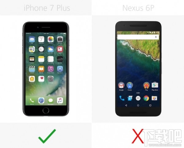 iPhone 7 Plus和Nexus 6P规格参数对比一览