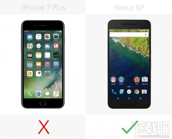 iPhone 7 Plus和Nexus 6P规格参数对比一览